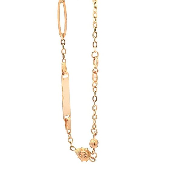 18K Yellow Gold Bracelet Size 5.5 inches - Picture 3 of 12